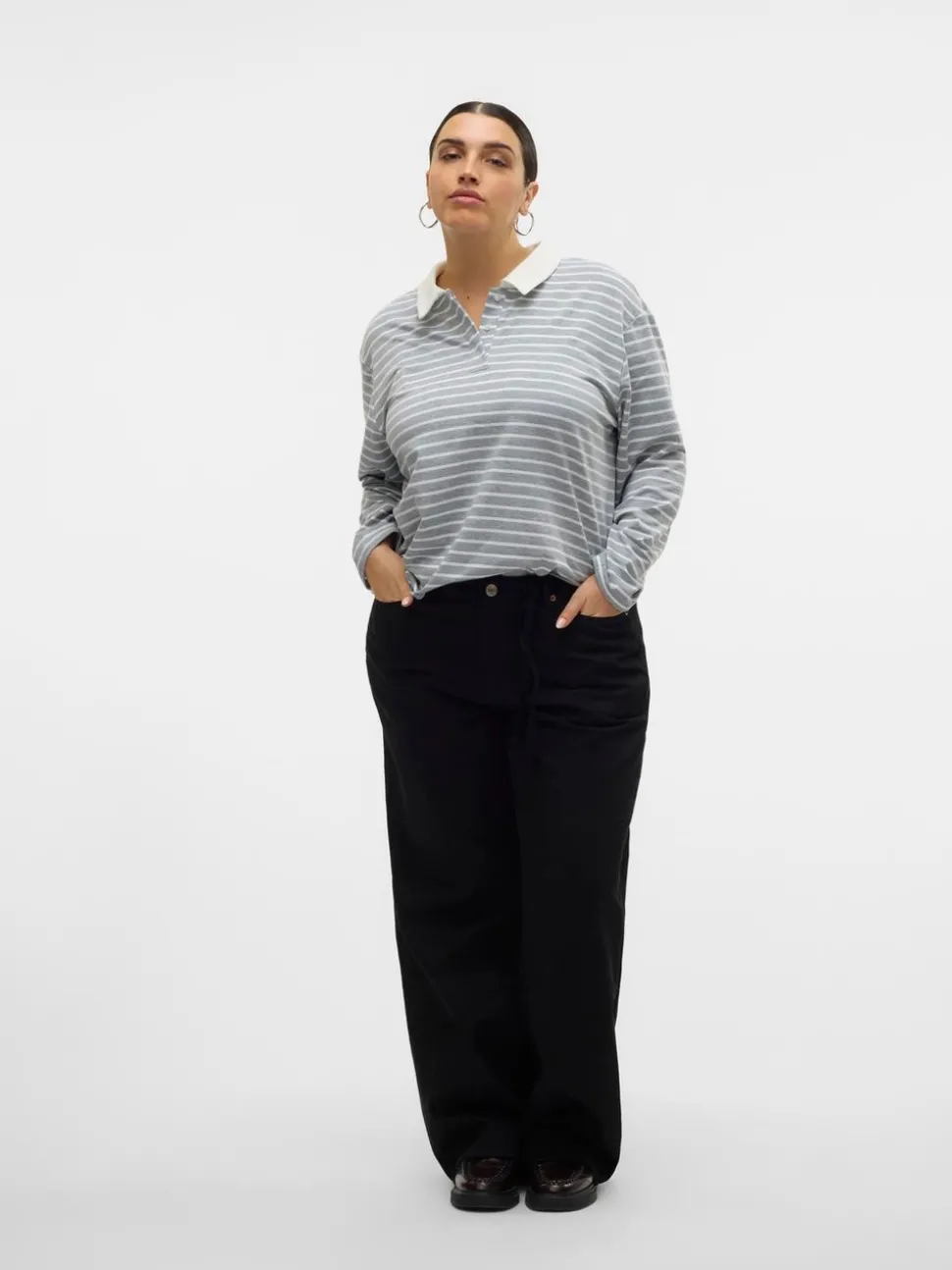 VMCTESSA Hög Midja Vida Ben Jeans