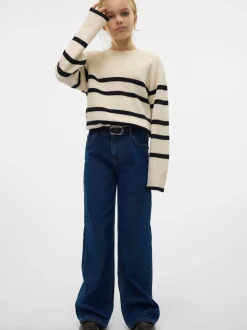 VMDAISY Hög Midja Vid Passform Jeans