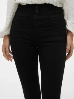 VMDONNA Superhög Midja Skinny Fit Jeans