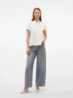 VMELINA Superhög Midja Vida Ben Jeans