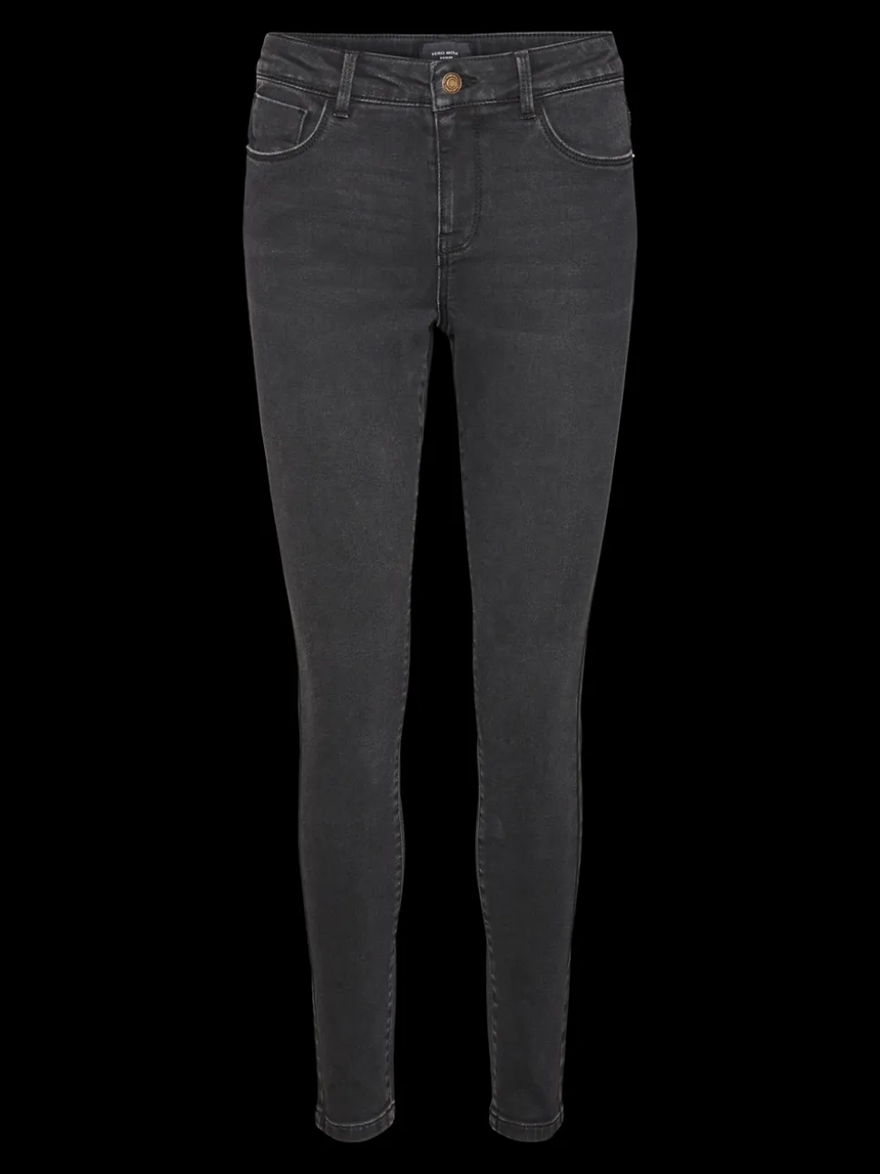 VMELLY Medelhög Midja Skinny Fit Jeans