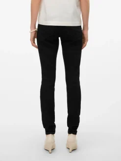 VMELLY Medelhög Midja Skinny Fit Jeans