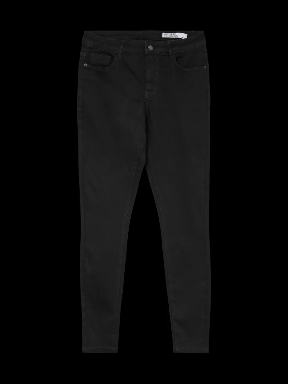 VMELLY Medelhög Midja Skinny Fit Jeans