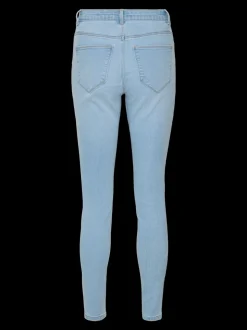 VMELLY Medelhög Midja Skinny Fit Jeans