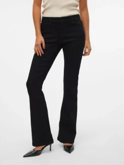 VMELLY Medelhög Midja Utsvängd Passform Jeans