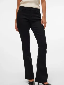 VMELLY Medelhög Midja Utsvängd Passform Jeans