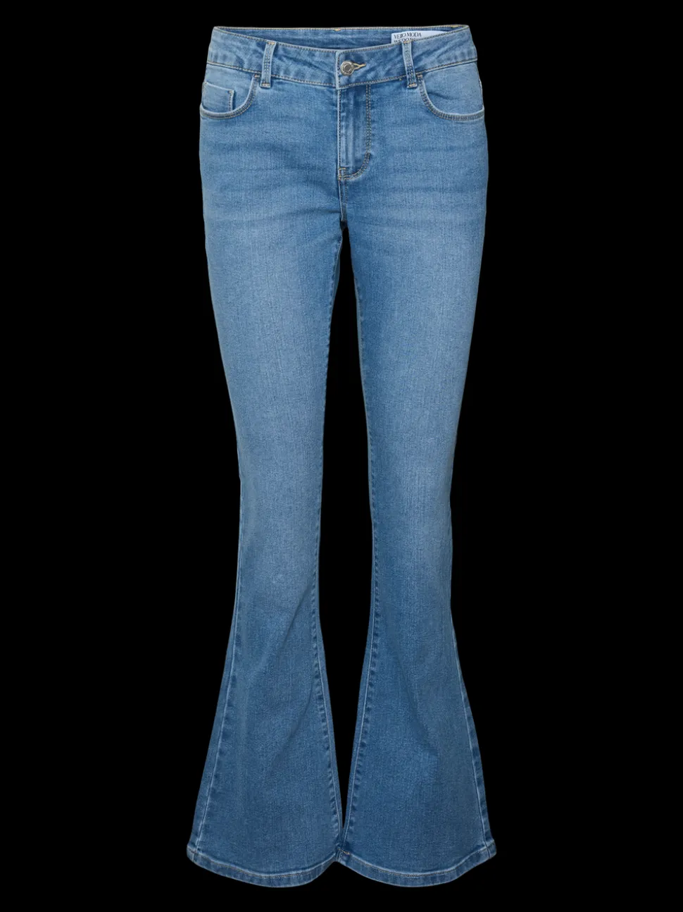 VMELLY Medelhög Midja Utsvängd Passform Jeans