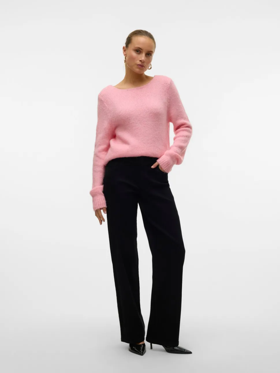 VMELLY Medelhög Midja Vida Ben Jeans