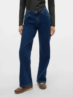 VMELLY Medelhög Midja Vida Ben Jeans