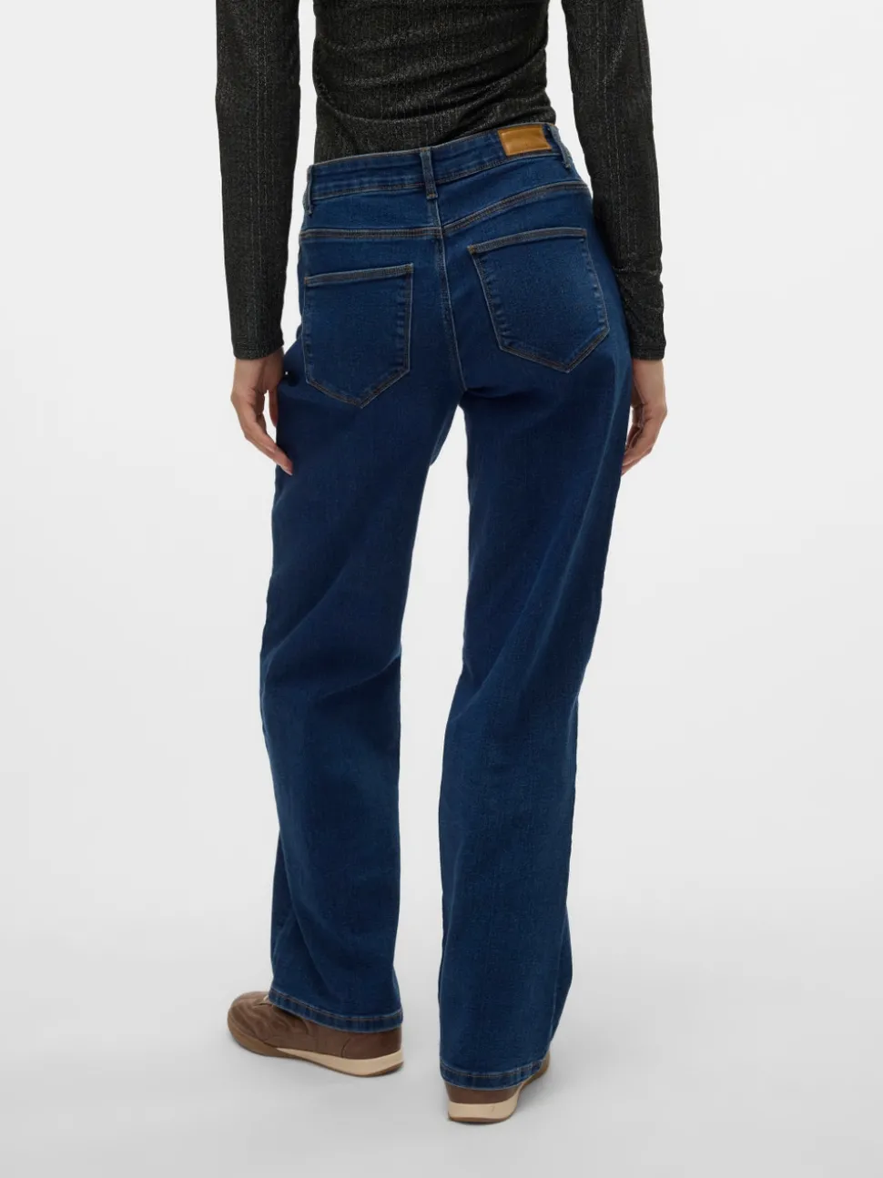 VMELLY Medelhög Midja Vida Ben Jeans