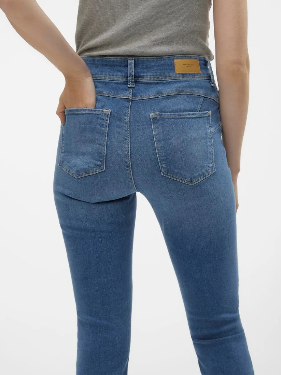 VMEMBRACE Medelhög Midja Skinny Fit Jeans