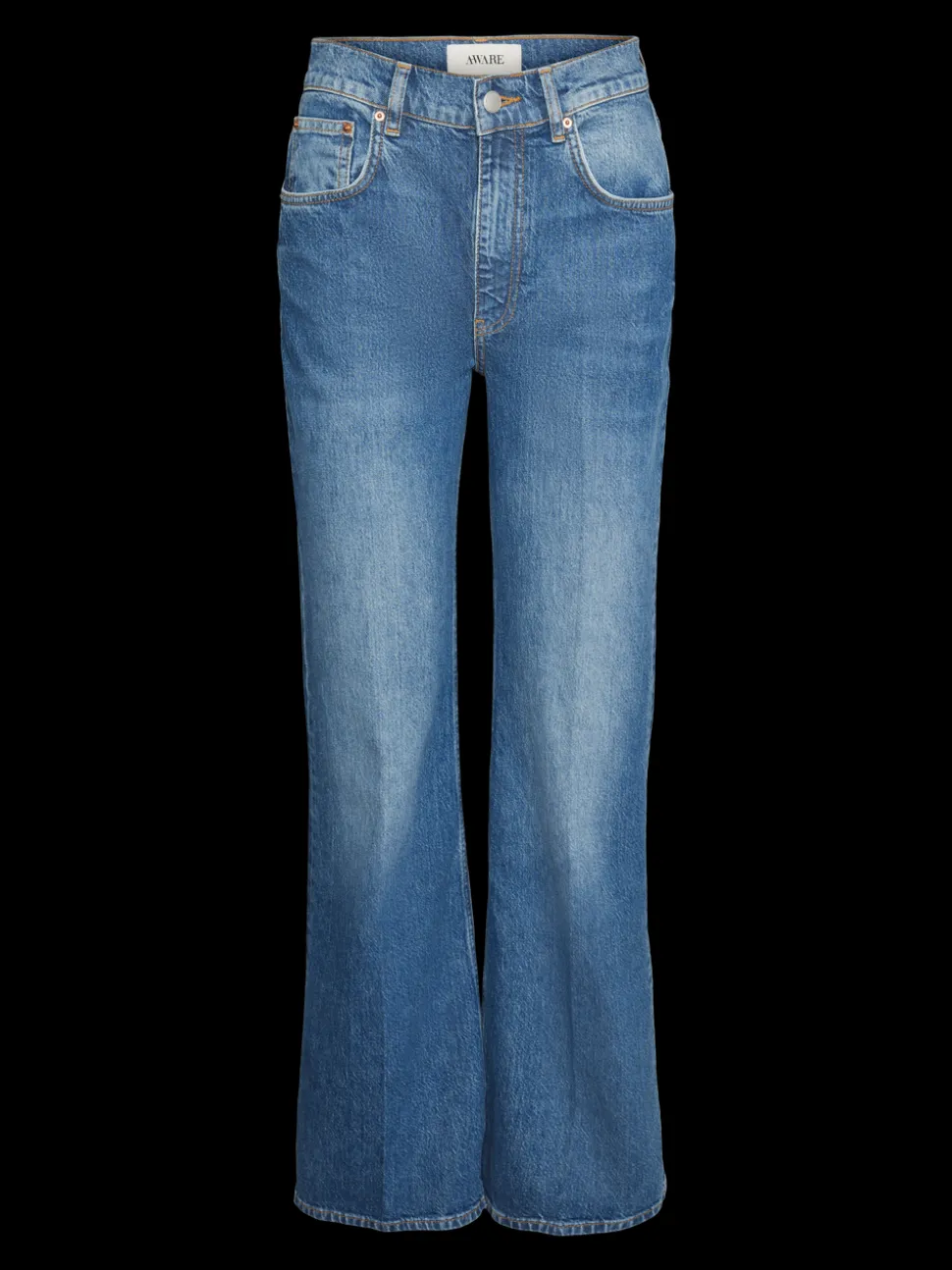 VMEMILY Hög Midja Utsvängd Passform Jeans