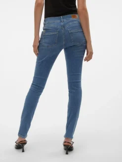 VMEMPOWER Medelhög Midja Skinny Fit Jeans