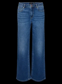 VMFAITH Låg Midja Vid Passform Jeans