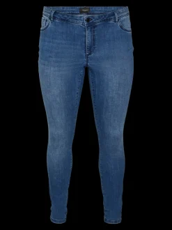 VMFANYA Medelhög Midja Slim Fit Jeans