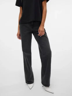VMFILIPPA Låg Midja Rak Passform Jeans