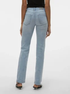 VMFLASH Medelhög Midja Rak Passform Jeans