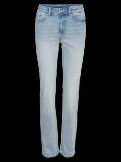 VMFLASH Medelhög Midja Rak Passform Jeans