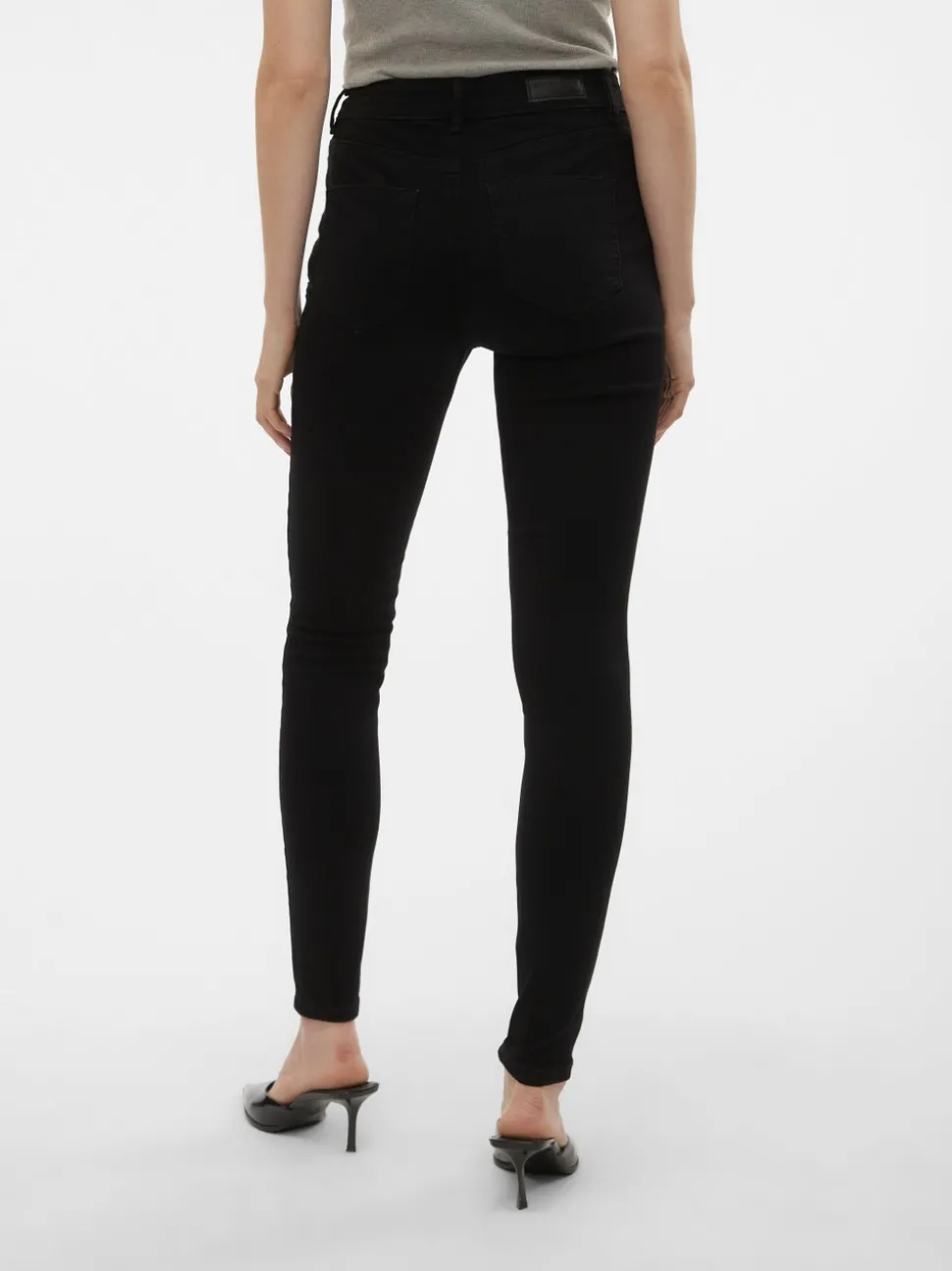 VMFLASH Medelhög Midja Skinny Fit Jeans