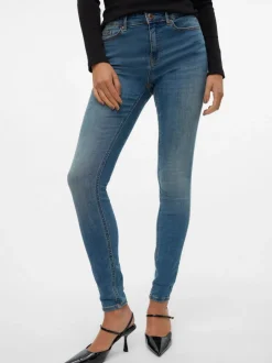 VMFLASH Medelhög Midja Skinny Fit Jeans