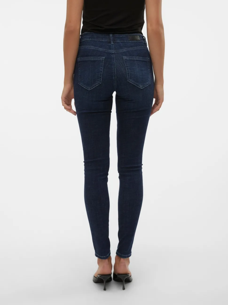 VMFLASH Medelhög Midja Skinny Fit Jeans