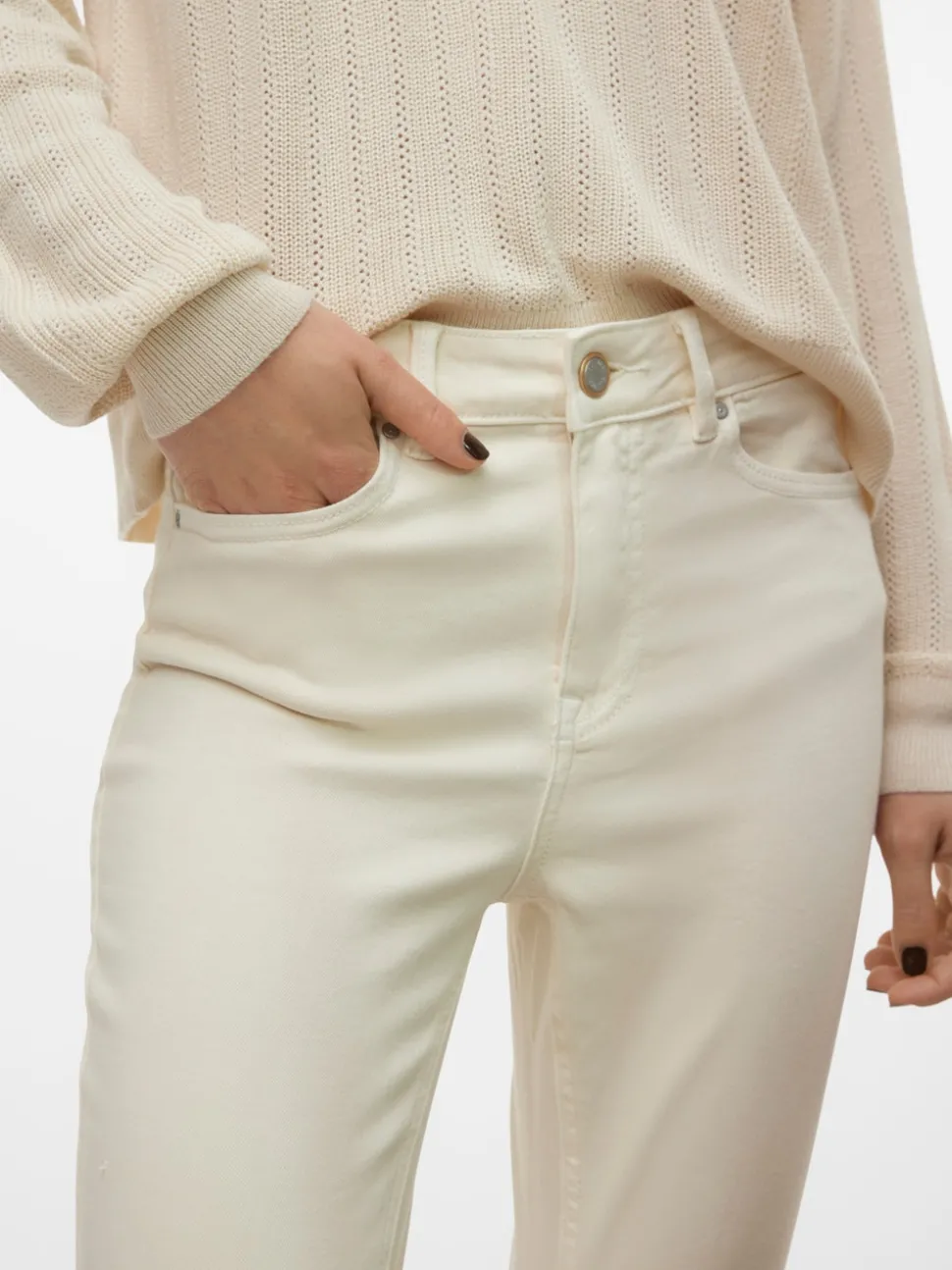 VMFLASH Medelhög Midja Skinny Fit Jeans