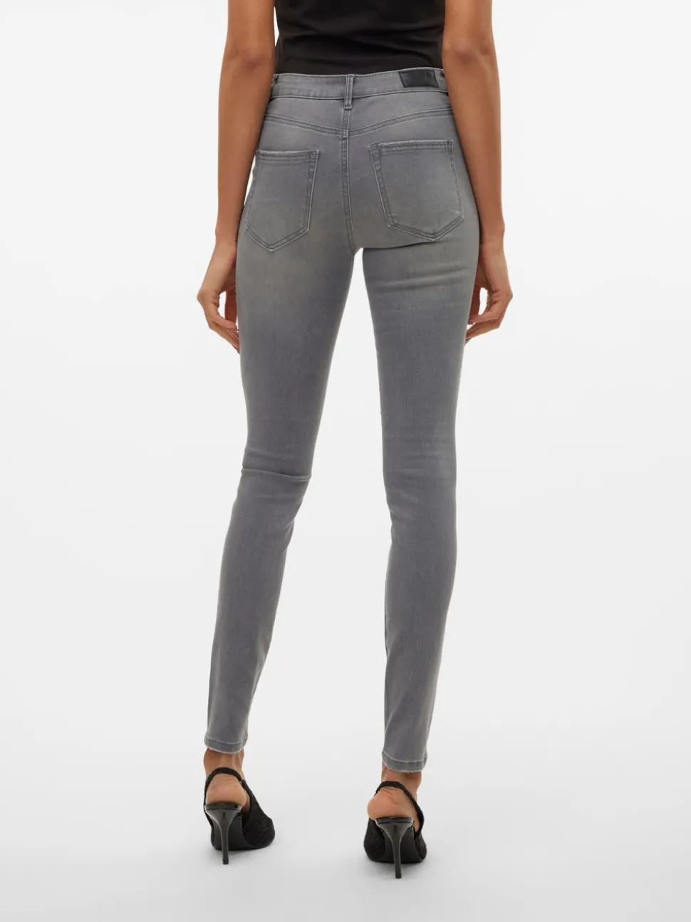 VMFLASH Medelhög Midja Skinny Fit Jeans