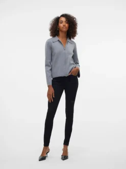 VMFLASH Medelhög Midja Skinny Fit Jeans
