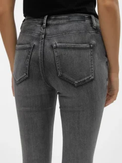 VMFLASH Medelhög Midja Utsvängd Passform Jeans