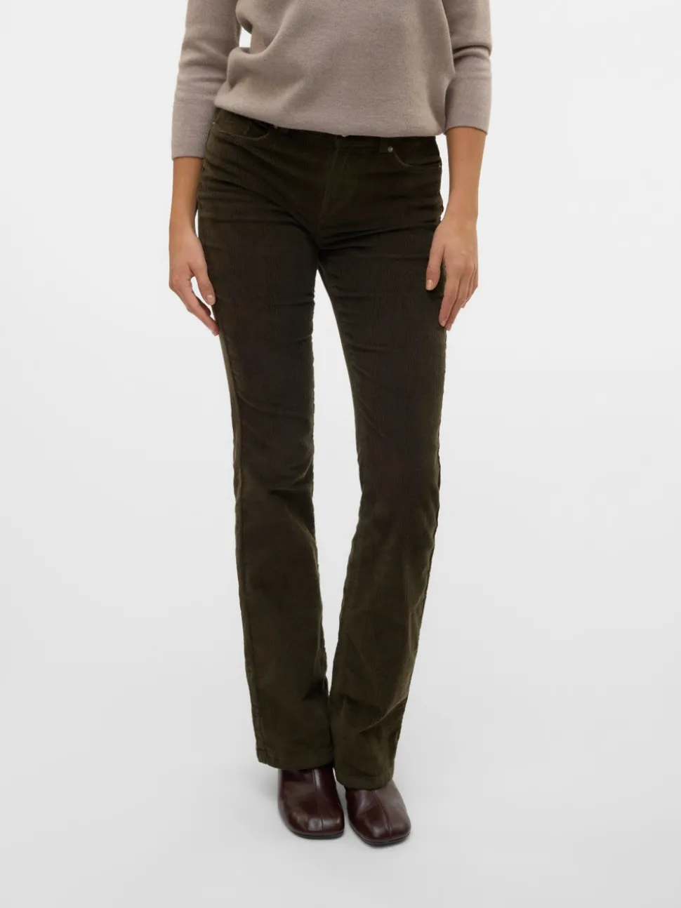 VMFLASH Medelhög Midja Utsvängd Passform Jeans