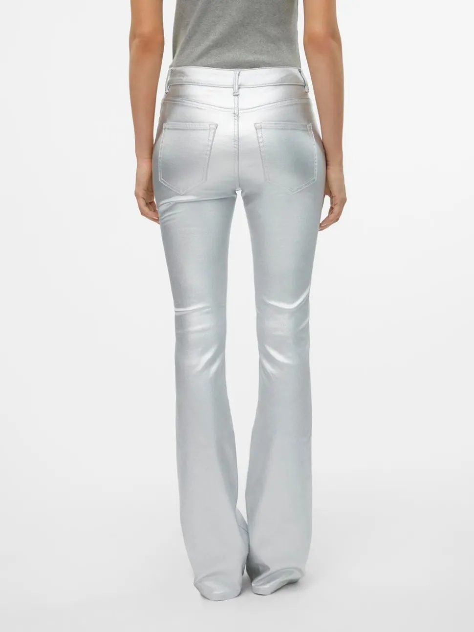 VMFLASH Medelhög Midja Utsvängd Passform Jeans