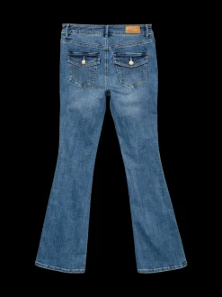 VMFLASH Medelhög Midja Utsvängd Passform Jeans