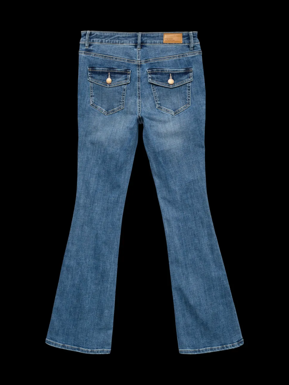 VMFLASH Medelhög Midja Utsvängd Passform Jeans