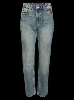 VMHAILEY Hög Midja Rak Passform Jeans