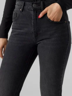 VMHAILEY Hög Midja Rak Passform Jeans