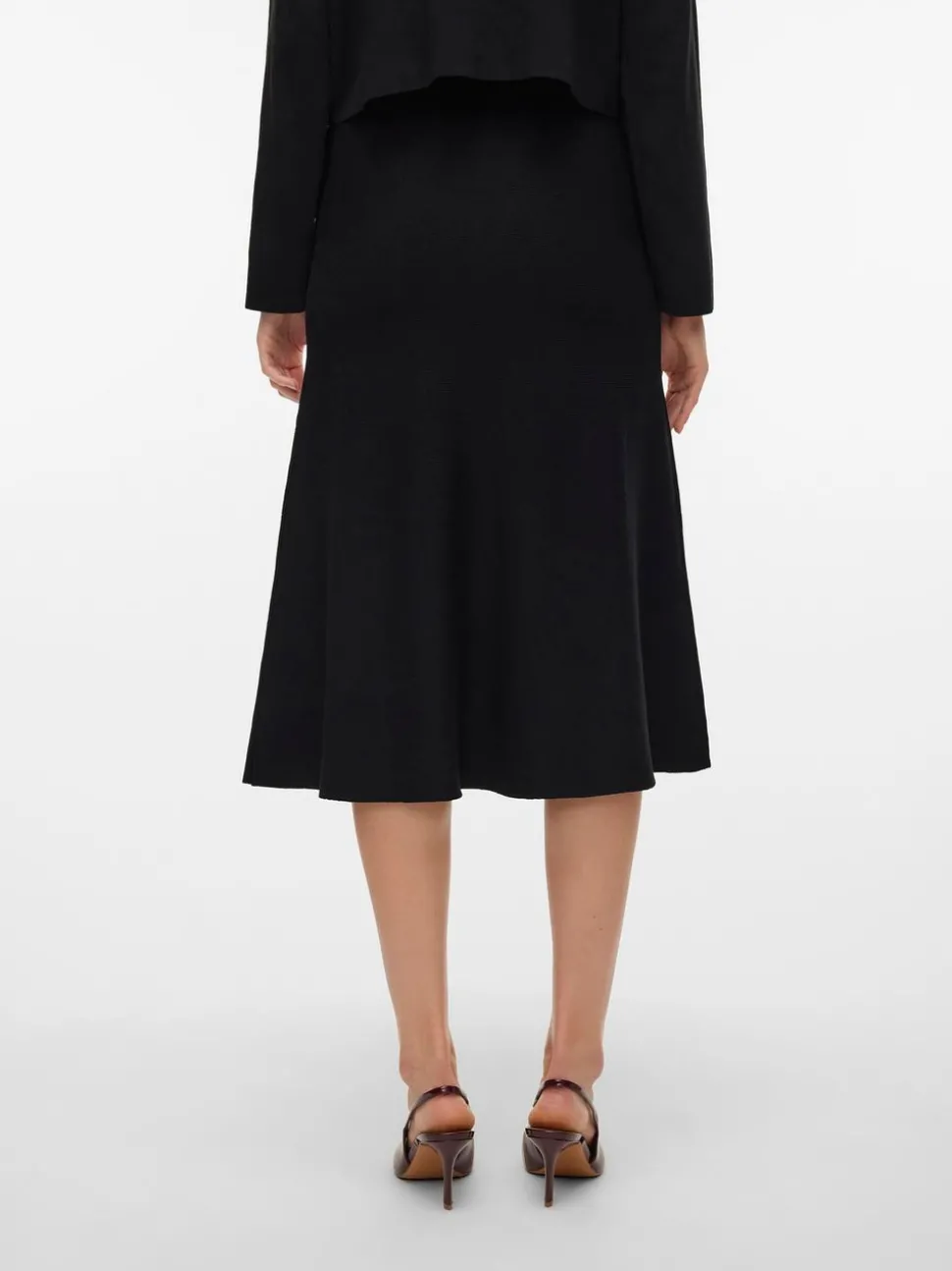 VMINA Hög Midja Midikjol