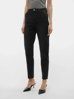 VMISA Hög Midja Mom Fit Jeans