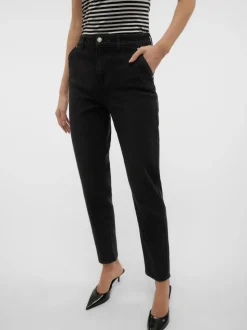 VMISA Hög Midja Mom Fit Jeans