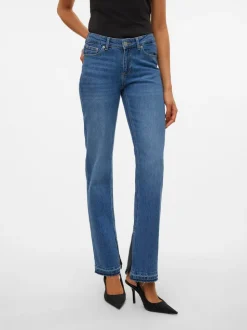 VMJADA Medelhög Midja Rak Passform Jeans