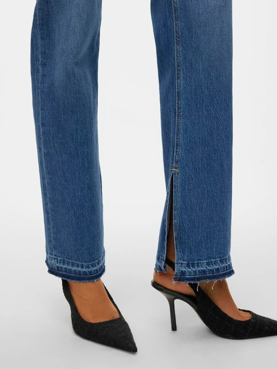 VMJADA Medelhög Midja Rak Passform Jeans
