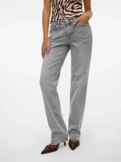 VMJADA Medelhög Midja Rak Passform Jeans