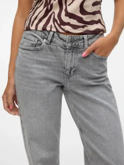 VMJADA Medelhög Midja Rak Passform Jeans