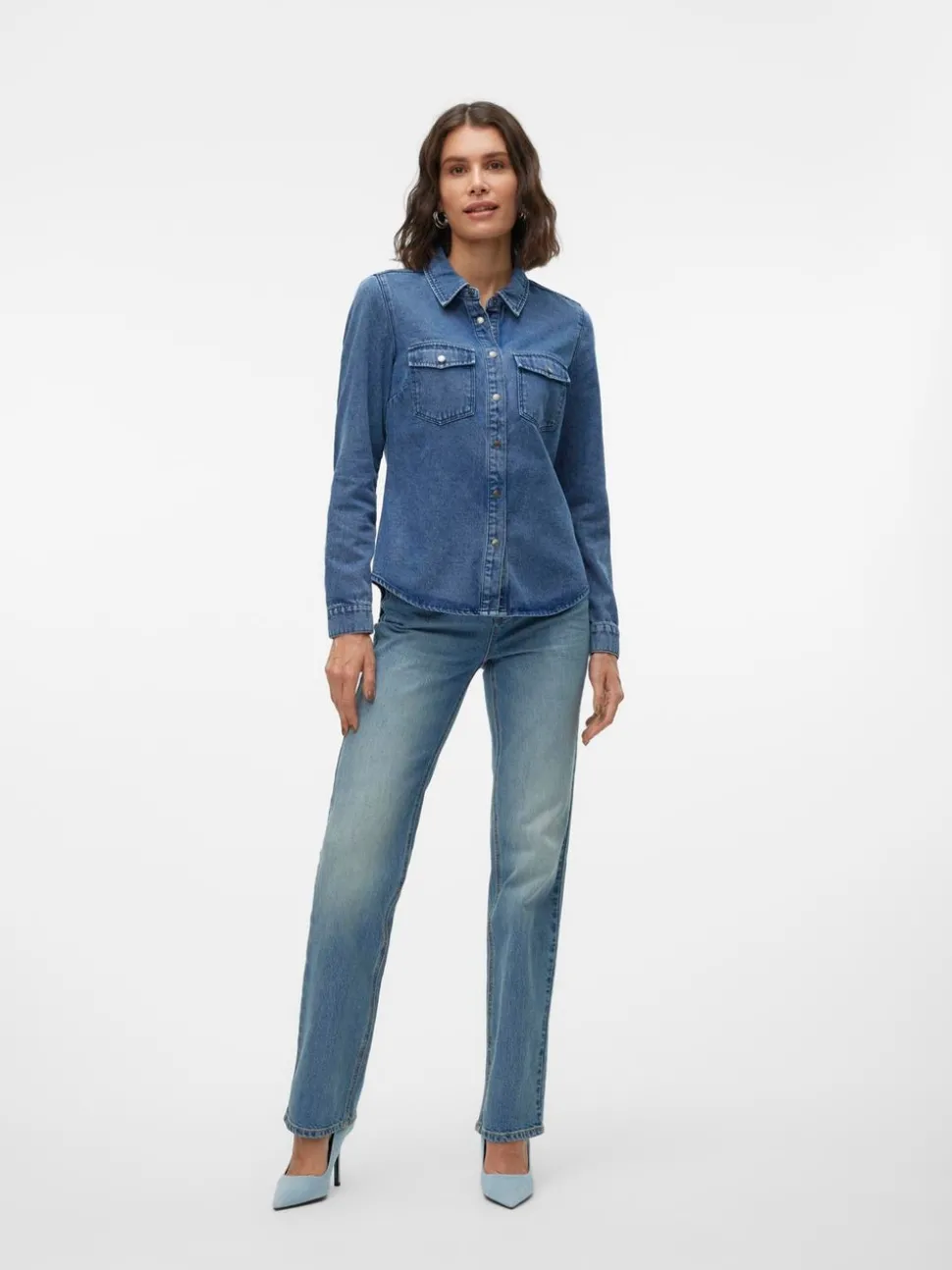 VMJENNIE Denimskjorta