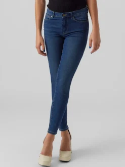 VMJUNE Medelhög Midja Skinny Fit Jeans