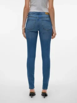 VMJUNE Medelhög Midja Skinny Fit Jeans