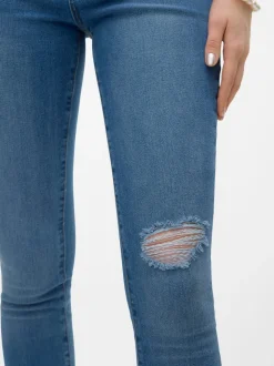 VMJUNE Medelhög Midja Skinny Fit Jeans
