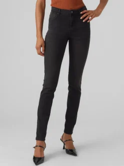 VMJUNE Medelhög Midja Slim Fit Jeans