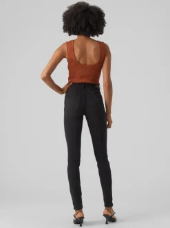 VMJUNE Medelhög Midja Slim Fit Jeans