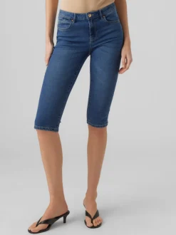 VMJUNE Medelhög Midja Slim Fit Jeans