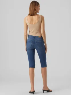 VMJUNE Medelhög Midja Slim Fit Jeans